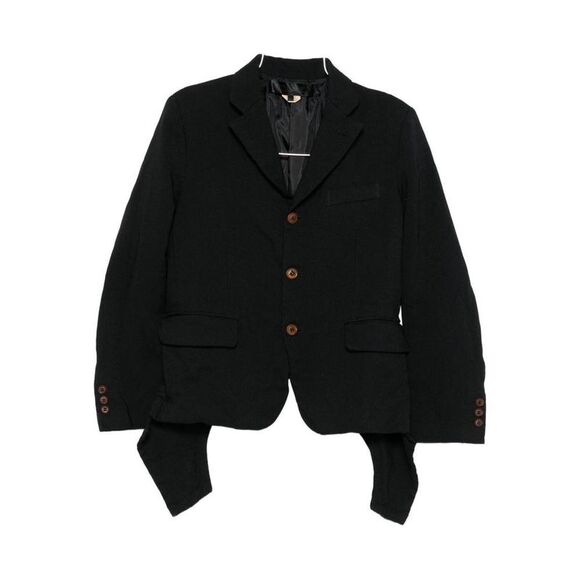 COMME DES GARCONS Single-Breasted Wool Blend Blazer Women BLACK Coats & Jackets